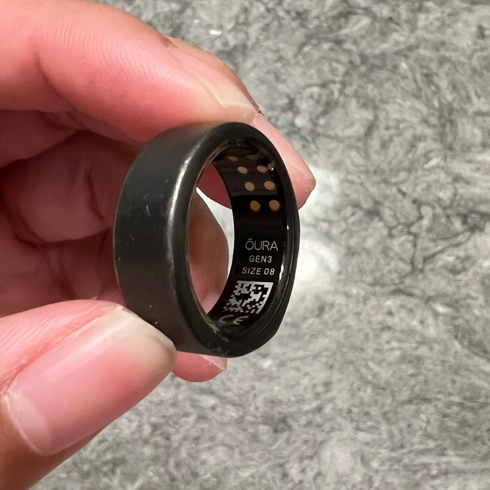 Oura Ring Heritage Gen 3 (Stealth) - Size 8